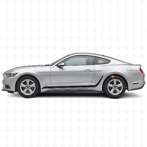 Decorated Stripes Side Vinyl Decal for Musclecar Mustang_1