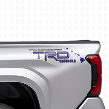 TRD Oahu Hawaii Bed Side Vinyl Decal Kit for Toyota Trucks_6