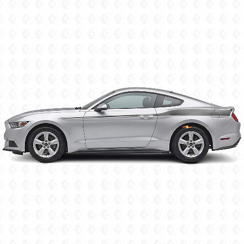 Decorated Side Stripes Vinyl Decal for Musclecar Mustang 2015-20_1