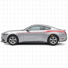 Decorated Side Stripes Vinyl Decal for Musclecar Mustang 2015-20_3