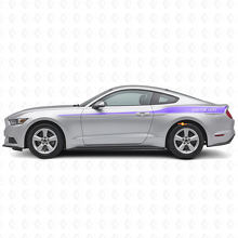 Decorated Custom Side Stripes Vinyl Decal Kit for Musclecar Mustang 2015-20_2