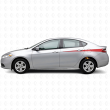 Sharpened Side Stripes Vinyl Decal Kit for Dodge Dart 2013+_3