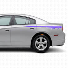 Custom Side Stripes Vinyl Decal for Dodge Charger 2011-2014_2