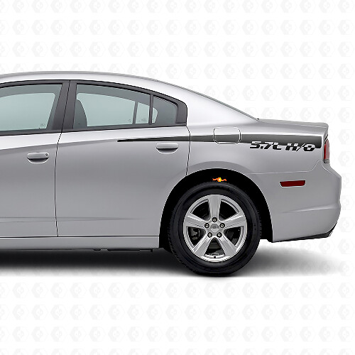 5.7L H/O Side Stripes Vinyl Decal for Dodge Charger 2011-2014