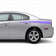 5.7L H/O Side Stripes Vinyl Decal for Dodge Charger 2011-2014_2