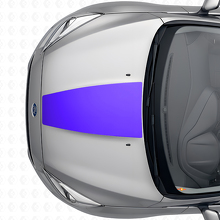 Central Hood Strip Vinyl Decal For Musclecar Focus 2014-2018_2
