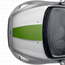 Central Hood Strip Vinyl Decal For Musclecar Focus 2014-2018_3