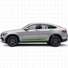 Racing Style Side Stripes Vinyl Decal For Mercedes-Benz AMG GLC-Class C253_3