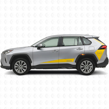 TRD Hockey Style Side Stripes Vinyl Decal For Toyota RAV4 2019-2024_5