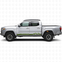 Mountain Style Rocker Panel Stripes Vinyl Decal For Toyota Tacoma 2016-2023_3