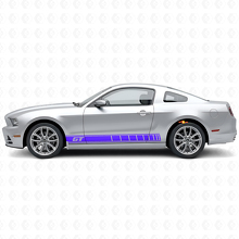 GT Logo Rocker Panel Stripes Vinyl Decal Kit for Musclecar Musclecarmodel 2010-2014_2