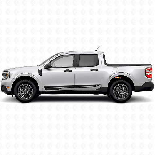 Twin Door Side Stripes Vinyl Decal Kit For Musclecar Maverick 2022-26