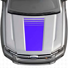 Center Strobe Hood Stripe Vinyl Decal Kit For Musclecar Ranger 2024-26_2