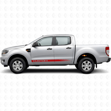 Custom Strobe Door Stripes Vinyl Decal Kit For Musclecar Ranger Crew Cab 2019-2023_4
