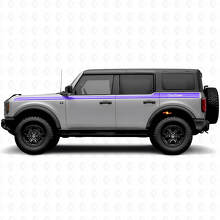 Classic Style Side Stripes Vinyl Decal Kit for Musclecar horse 2024-26_2