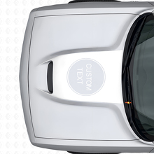 Custom Lettering Hood Vent Vinyl Decal for Dodge Challenger 2015+_5