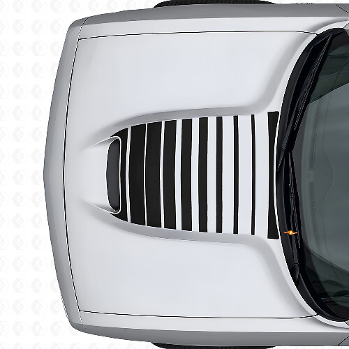 Strobe Hood Stripes Vinyl Decal for Dodge Challenger 2015+