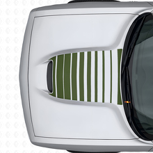 Strobe Hood Stripes Vinyl Decal for Dodge Challenger 2015+_3