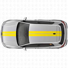 Dual Racing Hood & Roof Stripes Vinyl Decal Kit for Volkswagen Golf R MK8 2023_6