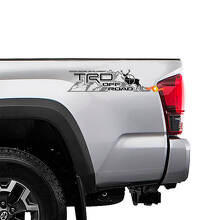 2 TOYOTA TRD OFF  Mountain DEER TRD racing development side vinyl decal sticker 2