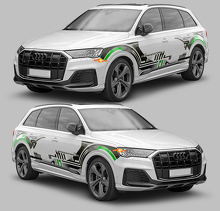 Techno Graphic Style Side Stripes Vinyl Decal Kit for Audi Q7_2