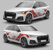 Techno Graphic Style Side Stripes Vinyl Decal Kit for Audi Q7_3