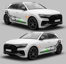 Techno Graphic Style Side Stripes Vinyl Decal Kit for Audi Q8_3