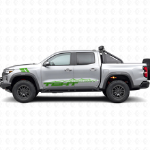 Desert Style Custom Text Door Side Vinyl Decal Kit for Chevrolet Colorado ZR2 _3