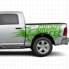 Grumpy Bee Splash Style Side Vinyl Decal Kit for Dodge Ram Truck_5