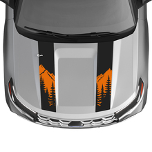 Double Mountain Style Hood Stripes Vinyl Decal Kit for Ford Explorer ST 2020-26_3
