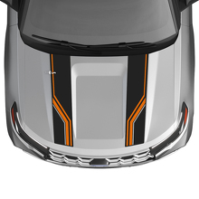Dual Hood Stripes Vinyl Decal Kit for Ford Explorer ST 2020-26_2