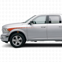 Strobe Stripes Front Fender & Door Vinyl Decal Kit for Dodge Ram 2009+_3