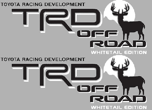 TRD Off Road Whitetail Edition Deer Side Decals for Toyota FJ Cruiser