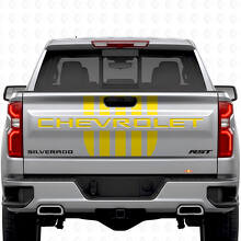 Stars & Steel Style Tailgate Stripes Vinyl Decals Set for Chevrolet Silverado_5
