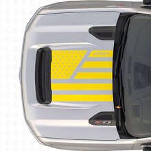 USA Flag Stars & Steel Style Hood Vinyl Decal for Chevrolet Silverado 2500 HD_5