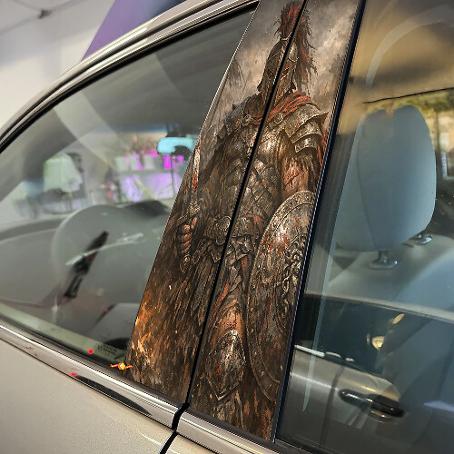 Ares Wargod Door Pillar Vinyl Decal Set