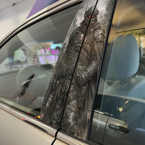 Armored General Door Pillar Vinyl Decal Set