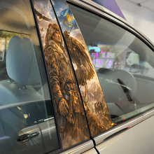 Eagle Hunter Door Pillar Vinyl Decal Set_2