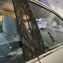 Medusa Gorgone Door Pillar Vinyl Decal Set_2
