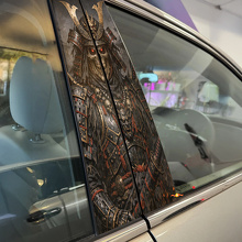 Shogun Skull Door Pillar Vinyl Decal Set_2