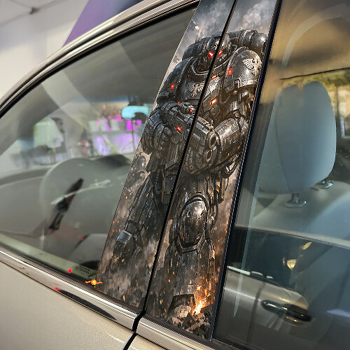 Space Marine Door Pillar Vinyl Decal Set_1