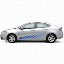 Decorated Strobe Side Stripes Vinyl Decal Kit for Dodge Dart_2