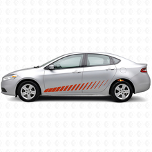 Decorated Strobe Side Stripes Vinyl Decal Kit for Dodge Dart_4