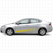Decorated Strobe Side Stripes Vinyl Decal Kit for Dodge Dart_5