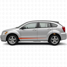 Racing Style Side Stripes Vinyl Decal Kit for Dodge Caliber 2007+_4