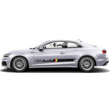 German Flag Style Branded Side Vinyl Decal Kit for for Audi A5_2