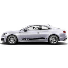 Branded Side Stripes Vinyl Decal Kit for for Audi A5_4