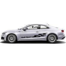 Audi Logo Side Stripes Vinyl Decal Set for for Audi A5_2