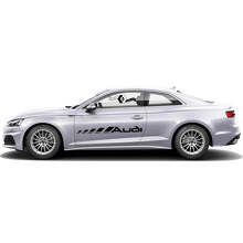 Audi Logo Side Stripes Vinyl Decal Set for for Audi A5_4