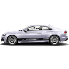 Audi Logo Side Stripes Vinyl Decal Set for for Audi A5_5